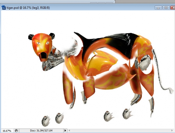 Creation of Tiger Bike: Step 3